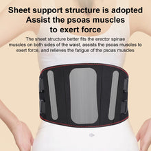 Load image into Gallery viewer, Heating Vibration Massager Belt Red Light Hot Compress Waist Support Brace Waist Back Massage Lumbar Support Belt Health Care