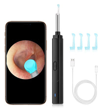 Load image into Gallery viewer, 4.5mm Ear Cleaner Otoscope Ear Wax Cleaning Tool Endoscope Ear Pick Wireless Ear Camera Luminous Ear Wax Cleaning Health Care