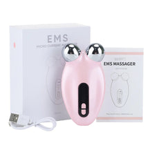 Load image into Gallery viewer, EMS Facial Massager Roller Microcurrent Face Lifting Machine V-Face Roller Massager Skin Rejuvenation Anti-Wrinkle Beauty Device