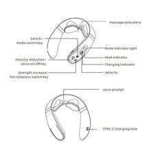 Load image into Gallery viewer, Electric Neck Massager With Heat Vibration 3D Kneading Shiatsu Massage U Shaped Pillow For Shoulder Cervical Pain Relief Fatigue