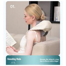 Load image into Gallery viewer, Shiatsu Massage 5D Kneading Shawl Chiropractic Back Massager Neck Shoulder Relax Pain Relief Heating Neck
