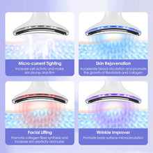 Load image into Gallery viewer, Electric Neck Beauty Device Firming and Lifting Lighten Neck Lines Sonic Vibration Warm Neck Massager Facial Rejuvenation