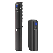 Load image into Gallery viewer, Portable Hair Styling Tool Hair Straightening Comb Portable Hot Brush Foldable Hair Straightener Comb with Fast for Travel