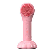 Load image into Gallery viewer, Ultrasonic Silicond Facial Cleansing Brush Waterproof Electric Skin Massager Device For Deep Cleaning
