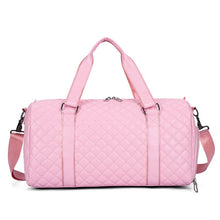 Load image into Gallery viewer, PU Leather Men's Fitness Travel Bag Simple Large Capacity Shoulder Messenger Bag Multifunctional Design Unisex Handbag