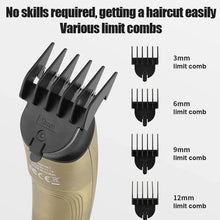 Load image into Gallery viewer, Household Men's Waterproof Electric Hair Clipper Multifunctional Electric Hair Clipper Nose Hair Trimmer Set