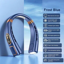Load image into Gallery viewer, Portable Hanging Neck Fan 4000 MAh Battery Below 40 DB Rechargeable Outdoor Home Camping Mini Fan Brushless Motor Neckband Fan