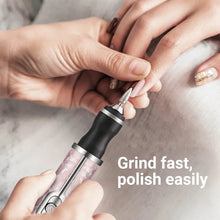 Load image into Gallery viewer, 20000RPM Electric Nail Polisher Rechargeable Nail Polisher Nails Portable Nail Drill Machine Kit Manicure Drill Salon Tool