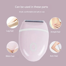 Load image into Gallery viewer, Hair Removal Machine Trimmer For Women Knife Tip Waterproof Whole Body Washable Armpit Hair And Leg Hair Without Black Spots