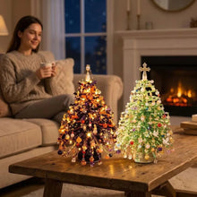 Load image into Gallery viewer, Handmade Bead Weaving Christmas Tree DIY Kit Desktop Holiday Decoration Beaded Xmas Ornament Festive Craft Present