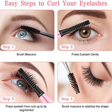 Load image into Gallery viewer, Heated Eyelash Curler Portable USB Rechargeable 4 Temperature Adjustable With LED Digital Display Styling Tool