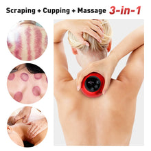 Load image into Gallery viewer, Electric Cupping Massager Vacuum Suction Cups Red Light Anti Cellulite Magnet Guasha Scraping Fat Burner Slimming