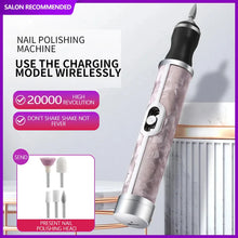 Load image into Gallery viewer, Cordless Nail Drill Machine Manicure Drill Polisher Cuticle Nail Drill Equipment Nail E-File Nail Grinding Machine Set