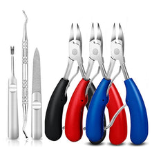 Load image into Gallery viewer, Toe Nail Clippers Nail Correction Thick Nails Ingrown Toenails Nippers Cutters Dead Skin Dirt Remover Pedicure Care Tool