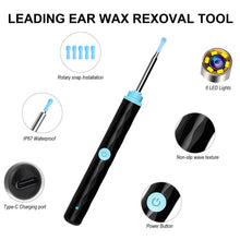 Load image into Gallery viewer, Wireless Smart Visual Ear Cleaner Otoscope WiFi Luminous Earpick Ear Wax Removal Tool With Camera Ear Endoscope Ear Wax Remover