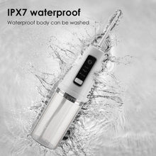 Load image into Gallery viewer, Electric Oral Irrigator Foldable Dental Water Jet Flosser USB 3 Mode Portable Water Jet Floss Tooth Pick Waterproof 230ml 4 Tips