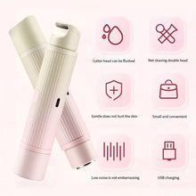 Load image into Gallery viewer, Hair Trimmer Women Electric Epilator Rechargeable Electric Epilator for Women Dual Head Hair Removal Device for Face Body Bikini