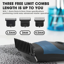 Load image into Gallery viewer, Professional Electric Hair Clipper LCD Digital Display Hair Trimmer for Men Barber Engraving Hair Cutting