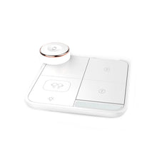 Load image into Gallery viewer, Convenient 4 In 1 Fast Wireless Charging Dock For Qi-Enabled Devices Earbuds Wireless Charger With LED Light