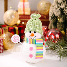 Load image into Gallery viewer, LED Light Christmas Snowman Lights Glowing Feature Top Hat Design Snowman LED Lights Handmade Christmas Snowman Decoration