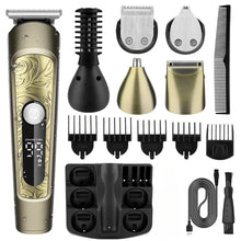 Load image into Gallery viewer, 6 in 1 Multi-functional Waterproof Hair Clipper Ears Nose Hair Trimmer Electric Shaver Men's Grooming Tools