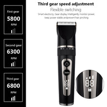 Load image into Gallery viewer, Professional Hair Clipper For Men Rechargeable Electric Razor Hair Trimmer Hair Cutting Machine Beard Trimmer Fast Charging