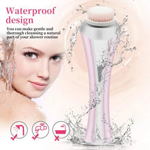 Load image into Gallery viewer, 4 in 1 Electric Facial Cleanser Wash Face Cleaning Machine Skin Pore Cleaner Body Cleansing Massage Mini Beauty Massager Brush