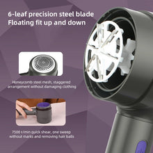 Load image into Gallery viewer, Lint Remover Electric Portable Fabric Shaver Fluff Pellet Sweater Pilling Wool Trimmer Fuzz Remover Cleaning Tool