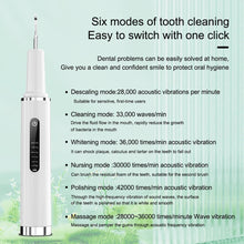 Load image into Gallery viewer, Ultrasonic Teeth Cleaner Plaque Remover Electric Dental Scaler Tool For Tartar Calculus Removal Coffee Teeth Whitening Polishing