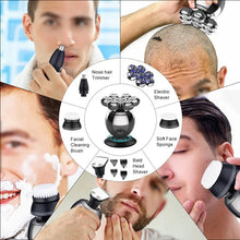 Load image into Gallery viewer, Electric Shaver 7D Floating Cutter Head Base Charging Portable Men Beard Trimmer Clipper Skull Shaver Waterproof Shaving