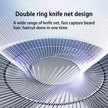 Load image into Gallery viewer, Men Electric Shaver Portable Beard Trimmer Waterproof Razor USB Rechargeable Shaver Face Beard Razor Beard Hair Cutting Machine