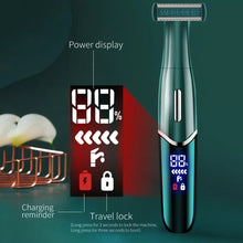 Load image into Gallery viewer, 3 in 1 Electric Hair Shaver Nose Hair Trimmer Eyebrow Trimmer With LED Display Lady Shaver Bikini Line Zone Pubic Hair Removal