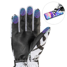 Load image into Gallery viewer, Winter Snowboard Ski Gloves PU Leather Non-slip Touch Screen Waterproof Motorcycle Cycling Fleece Warm Snow Gloves Unisex