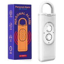Load image into Gallery viewer, Self Defense Alarm 130dB LED Light Anti-wolf Alert for Teenagers Women Carrying Scream Loud Panic Alarm Emergency Alarm Keychain