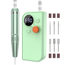 Load image into Gallery viewer, Portable Nail Drill Pen Polisher Rechargeable Electric Nail Drill Machine For Acrylic Nail 30000RPM Nail Manicure Pedicure Tools