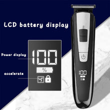 Load image into Gallery viewer, 5 In 1 Rechargeable Electric Hair Clippers For Men Beard Nose Ear Trimmer Digital Display Haircut Machine Barber Shaver Cutting