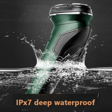 Load image into Gallery viewer, LCD Display IPX7 Waterproof Electric Shaver for Men Wet Dry Beard Electric Razor Facial Shaving Machine Rechargeable