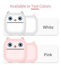 Load image into Gallery viewer, Mini Printer Thermal Photo Label Memo Study Notes Self-adhesive Label Wrong Question With USB Cable Bluetooth Multiple Fonts BT