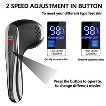 Load image into Gallery viewer, Electric Callus Remover for Feet Rechargeable Waterproof Foot Scrubber with Vacuum Electronic Foot File Pedicure Set with Head