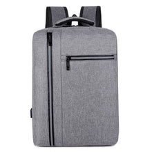 Load image into Gallery viewer, Men's Backpack With USB Charging Bag Waterproof Oxford Cloth Rucksack Male Business Travel Bagpack Reflective Strip Design