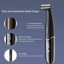Load image into Gallery viewer, 3 in 1 Electric Hair Shaver Nose Hair Trimmer Eyebrow Trimmer With LED Display Lady Shaver Bikini Line Zone Pubic Hair Removal