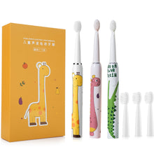 Load image into Gallery viewer, Child Toothbrush Children Sonic Electric Tooth Brush Children's Teeth Cleaning Kids Toothbrushes for Children Cartoon with Heads
