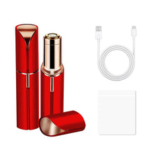 Load image into Gallery viewer, Electric Facial Hair Removal Epilator Eyebrow Lipstick Shape Painless Facial Sensitive Areas Bikini Depilator Shaver Trimmer