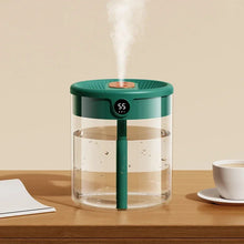 Load image into Gallery viewer, 2000ML Home Air Humidifier USB Dual Spray Ultrasonic Cool Mist Aroma Essential Oil Diffuser Humidifier LED Lamp