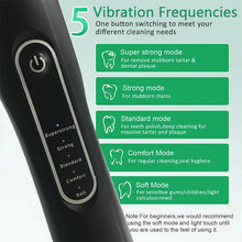 Load image into Gallery viewer, Dental Scaler Ultrasonic Tooth Cleaner Stone Removal Electric Sonic Plaque Remover for Teeth Stain Tartar Calculus whitening