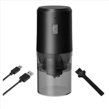 Load image into Gallery viewer, Electric Coffee Grinder Electric Bean Grinder Coffee Machine Portable Home Rechargeable Grinder Kitchen Tool (Black)