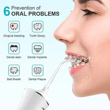 Load image into Gallery viewer, Oral Irrigator Tooth Scaler 4-speed Adjustment Water Flosser Portable Dental Water Jet IPX7 Waterproof Teeth Cleaner