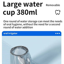 Load image into Gallery viewer, Smart Electric Oral Irrigator Rechargeable Professional Dental Cleaner Cordless with 4 Nozzles Tooth Scaler Travel