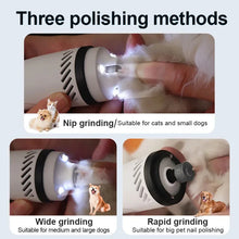 Load image into Gallery viewer, Dog Nail Cutter Upgraded Professional Electric Rechargeable Pet Nail Trimmer Painless Paws Grooming Smoothing for Dogs Cats
