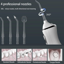 Load image into Gallery viewer, Portable Water Flosser Dental Oral Irrigator Pick 5 Modes 360° Rotated Jet For Cleaning Teeth Thread Floss Mouth Washing Machine